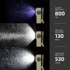 OLIGHT Oclip Ultra EDC Flashlight Clip-on Light, 530 Lumens Rechargeable with Type-C Charging, Combines Floodlight, Spotlight and UV, Triple Magnetic Lights for Inspection and Work (Navy Blue)(Olive Green)