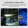 OLIGHT Oclip Ultra EDC Flashlight Clip-on Light, 530 Lumens Rechargeable with Type-C Charging, Combines Floodlight, Spotlight and UV, Triple Magnetic Lights for Inspection and Work (Navy Blue)(Stars & Stripes Edition)