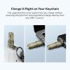 OLIGHT iUltra Rechargeable EDC Flashlight, 80 Lumens Mini LED Keychain Light, Easy take with Pocket or Attach to Keyring, Bag, for Everyday Carry and Emergencies (Olive-Green)(Olive Green)