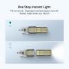 OLIGHT iUltra Rechargeable EDC Flashlight, 80 Lumens Mini LED Keychain Light, Easy take with Pocket or Attach to Keyring, Bag, for Everyday Carry and Emergencies (Olive-Green)(Olive Green)