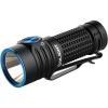 OLIGHT BatonTurbo EDC Flashlight Rechargeable with Magnetic Charging Cable and Lanyard 1000 Lumens Powerful LED Light 510 Meters Long Throw, 5 Modes, IPX8 Waterproof Light for Camping, Hiking (Black)(Black)