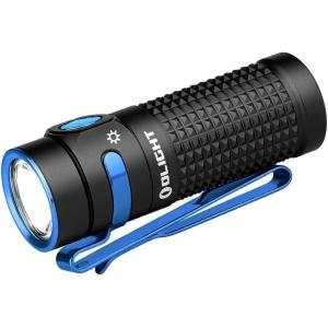 OLIGHT Baton4 Rechargeable EDC Flashlight, LED Pocket Light 1300 Lumens with Magnetic Charging Cable, 6 Modes, IPX8 Waterproof Powerful Bright Flashlight for Home, Camping and Emergencies (OD Green)(Black)