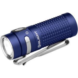 OLIGHT Baton4 Rechargeable EDC Flashlight, LED Pocket Light 1300 Lumens with Magnetic Charging Cable, 6 Modes, IPX8 Waterproof Powerful Bright Flashlight for Home, Camping and Emergencies (OD Green)(Regal Blue)