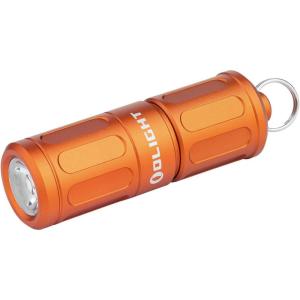 OLIGHT I1R 2 Pro Eos 180 Lumens EDC Rechargeable Keychain Flashlight, Powered by Built-in Rechargeable Battery with Type-C USB Cable, Slim Mini Handheld Light for Everyday Carry (Black)(Orange)