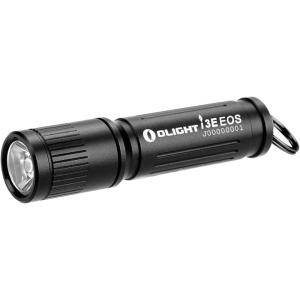 OLIGHT i3E EOS PMMA TIR Lens AAA EDC Flashlight 90 Lumens Compact Keychain Flash Light for Night, Camping (Black)(Black)