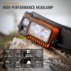 OLIGHT Array 2 Pro 1500 Lumens Headlamp with Red Light Option, Powered by USB-C Rechargeable LED Headlight with Motion Sensor for Outdoors, Camping, Running, Working (Orange)(Orange)