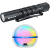 OLIGHT I3T EOS 180 Lumens Dual-Output Slim EDC Flashlight Bundle with Sphere C Smart Night Light, USB-C Rechargeable, App Control Ambient Lighting