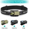 OLIGHT Oclip Series Headlamp Strap, Rotating Light Holder That Supports 160 Degree Rotation, Nylon Strap, Only Compatible with Oclip/OclipPro/OclipUltra(Black)