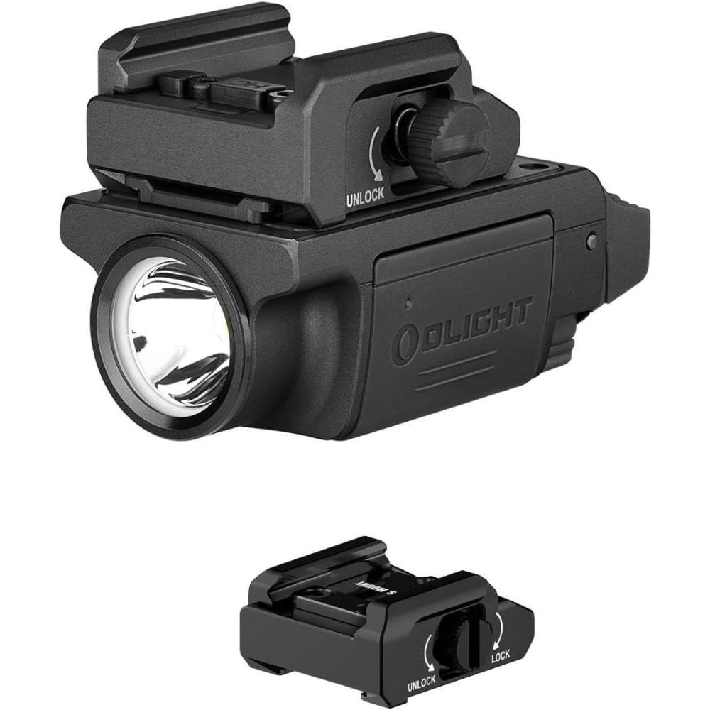 image:imageOLIGHT PLMini 3 Bundles 43X Mos Rail Mount 600Lumen Tactical Pistol Light Designed Exclusively and Solely for Railed G43X Mos48 Mos43X Rail48 Rail Handguns Black