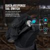 OLIGHT Odin GL Mini 1000 Lumens Picatinny Rail Mounted Rechargeable Tactical Flashlight with Green Beam and White LED Combo, Removable Slide Rail-Mount and Dual-Button Remote Pressure Switch (Black)(FLASHLIGHT)