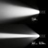 OLIGHT PL X Tactical Rail Mount Flashlight with 22,500 Candela Spotlight and 1,200 Lumens Floodlight, Adjustable and Reversible Lugs, USB-C, Compact Strobe Mount for Outdoor Searching (Matte Black)(Black)
