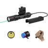 OLIGHT Odin GL Mini 1000 Lumens Picatinny Rail Mounted Rechargeable Tactical Flashlight with Green Beam and White LED Combo, Removable Slide Rail-Mount and Dual-Button Remote Pressure Switch (Black)(FLASHLIGHT)