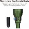OLIGHT Javelot Turbo 2 1800 Lumen Rechargeable Tactical Flashlight with Long-Range 4921ft Throw, Dual-Switch LED Hunting Light with Wireless Remote 8M Control, Battery Pack & USB C Cable, OD Green(OD Green)