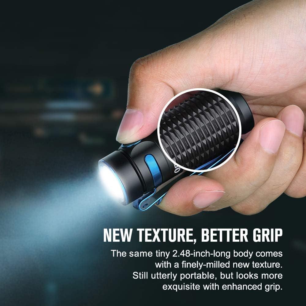 image:imageOLIGHT Baton3 Premium Edition EDC Flashlights Rechargeable 1200 Lumens Compact LED Flashlight with TypeC Charging Box Powered by a Single Rechargeable Battery BlackBlack