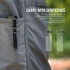 OLIGHT Baton3 Pro Rechargeable Flashlights, 1500 Lumens EDC Light with MCC3, with L-Shape Stand and High-Performance LED for Camping and Emergency (OD Green Cool White)