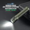 OLIGHT Baton3 Pro Rechargeable Flashlights, 1500 Lumens EDC Light with MCC3, with L-Shape Stand and High-Performance LED for Camping and Emergency (OD Green Cool White)