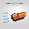 OLIGHT Perun 2 Mini Headlamp 1100 Lumens LED Head Flashlight, Rechargeable Headlight with Red Light Option, Great for Working, Hiking, Camping and Climbing (OD Green Cool Whtie Light: 5700~6700K)(Orange)