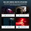 OLIGHT Perun 2 Mini Headlamp 1100 Lumens LED Head Flashlight, Rechargeable Headlight with Red Light Option, Great for Working, Hiking, Camping and Climbing (OD Green Cool Whtie Light: 5700~6700K)(Orange)