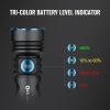 OLIGHT Seeker 4 Rechargeable Flashlights, 3100 Lumens High Powerful Flash Light with USB-C Charging, 400 Meters Long Rage LED for Emergency, Camping, and Law Enforcement (Matte Black)
