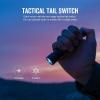 OLIGHT Warrior Mini2 1750 Lumens Rechargeable Tactical Flashlight with Dual Switch and Proximity Sensor, High Performance LED Light for EDC, Outdoor, Camping and Emergency (Black)