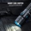 OLIGHT Warrior Mini2 1750 Lumens Rechargeable Tactical Flashlight with Dual Switch and Proximity Sensor, High Performance LED Light for EDC, Outdoor, Camping and Emergency (Black)