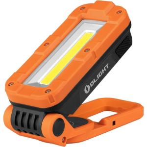OLIGHT Swivel Pro COB Work Light, 1100 Lumens LED Rechargeable Flashlight, Magnetic Base and Hanging Hook, 180° Rotate and 150° Swivel Handy for Car Repair, Grill, Camping and Emergency Use (Orange)