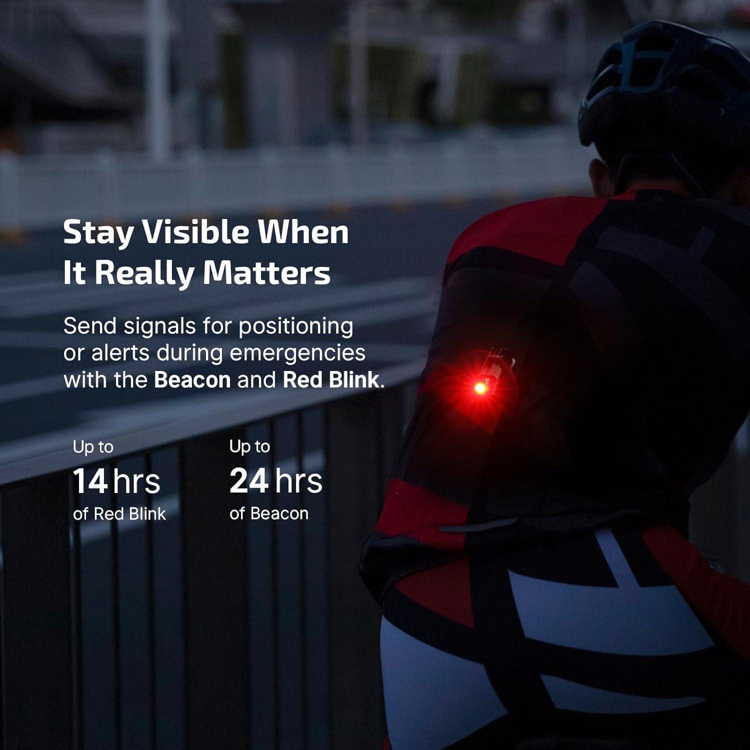 image:imageOLIGHT Oclip Pro EDC Flashlight Clipon Light Rechargeable 500 Lumens with Three Lighting Solutions TypeC Charging Magnetic Flash Lights for Signaling Cycling Outdoor or Indoor Use Crackle RedStars Stripes Edition