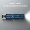 OLIGHT IMINI 2 EDC Rechargeable Keychain Flashlight, 50 Lumens Compact and Portable Mini LED Keyring Lights with Built-in Battery Ideal for Everyday Carry and Emergencies (Midnight Blue)(Midnight Blue)