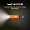 OLIGHT IMINI 2 EDC Rechargeable Keychain Flashlight, 50 Lumens Compact and Portable Mini LED Keyring Lights with Built-in Battery Ideal for Everyday Carry and Emergencies (Midnight Blue)(Orange)