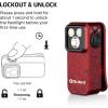 OLIGHT Oclip Pro EDC Flashlight Clip-on Light, Rechargeable 500 Lumens with Three Lighting Solutions Type-C Charging, Magnetic Flash Lights for Signaling, Cycling, Outdoor or Indoor Use (Crackle Red)(Crackle Red)