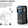 OLIGHT Oclip Pro EDC Flashlight Clip-on Light, Rechargeable 500 Lumens with Three Lighting Solutions Type-C Charging, Magnetic Flash Lights for Signaling, Cycling, Outdoor or Indoor Use (Crackle Red)(Black)