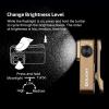 OLIGHT Oclip Pro EDC Flashlight Clip-on Light, Rechargeable 500 Lumens with Three Lighting Solutions Type-C Charging, Magnetic Flash Lights for Signaling, Cycling, Outdoor or Indoor Use (Crackle Red)(Desert Tan)
