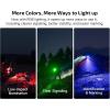 OLIGHT Oclip Pro S EDC Flashlight Clip-on Light, 600 Lumens Type-C Rechargeable with White LED, UV and RGB, Magnetic Flash Lights for Working, Signaling, Inspection and Outdoor Use (Orange)(Orange)