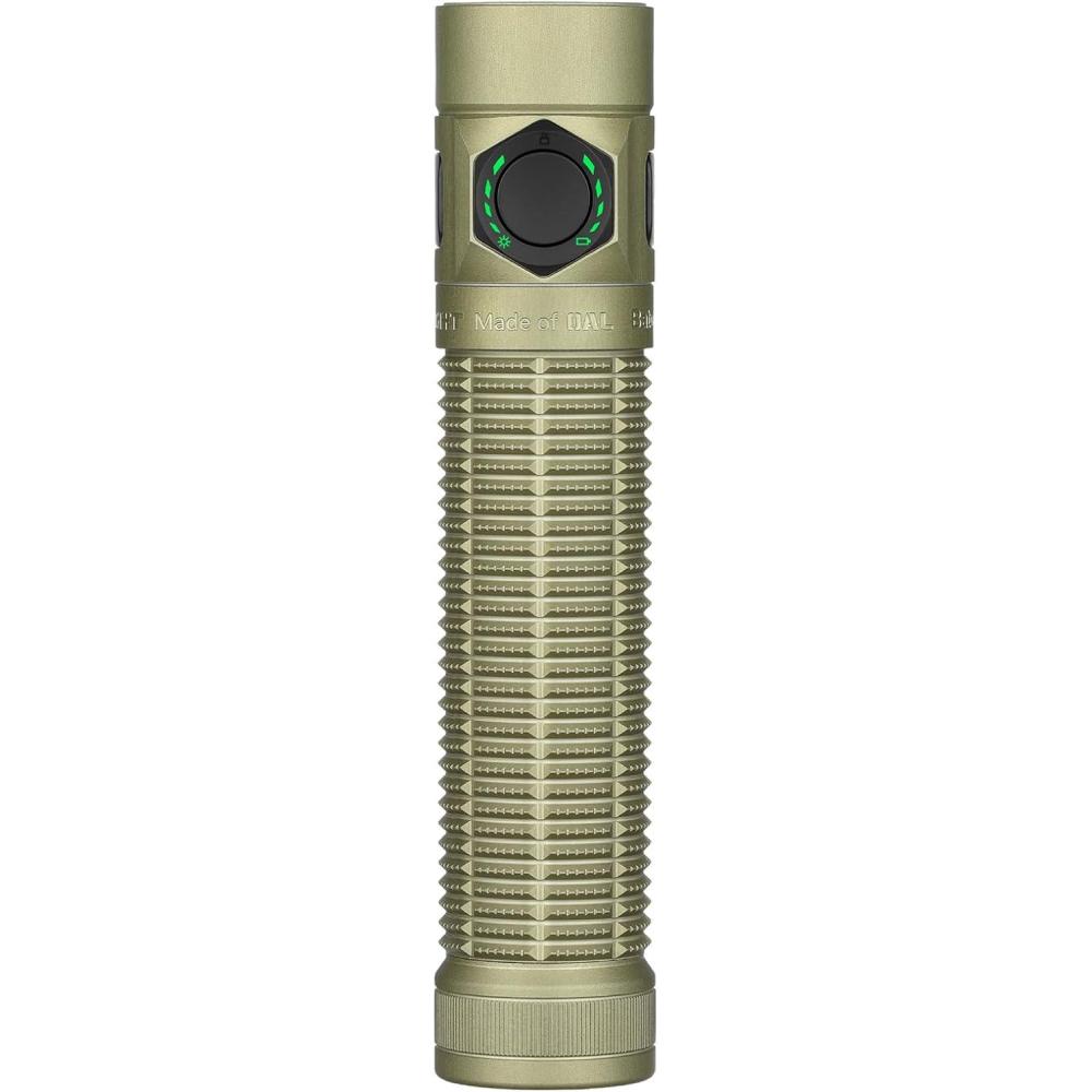 image:imageOLIGHT BatonUltra EDC Flashlight Rechargeable 1800Lumen 6 Modes Pocket Light with Pure White Light USB C Bright LED Flashlights with Magnetic Tail Switch for Home Use Camping OutdoorOlive GreenOlive Green