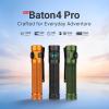 OLIGHT Baton4 Pro EDC Flashlight Rechargeable, 1600 Lumens Small Pocket LED Light with Tactical Switch and Magnetic & USB C Dual Charging, IPX8 for Home Use, Camping, Outdoor and Emergency (OD Green)(Black)