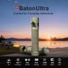 OLIGHT BatonUltra EDC Flashlight Rechargeable, 1800-Lumen 6 Modes Pocket Light with Pure White Light, USB C Bright LED Flashlights with Magnetic Tail Switch for Home Use, Camping, Outdoor(Olive Green)(Olive Green)
