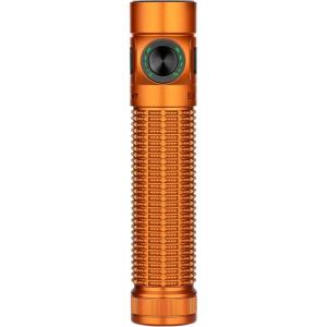OLIGHT Baton4 Pro EDC Flashlight Rechargeable, 1600 Lumens Small Pocket LED Light with Tactical Switch and Magnetic & USB C Dual Charging, IPX8 for Home Use, Camping, Outdoor and Emergency (OD Green)(Orange)