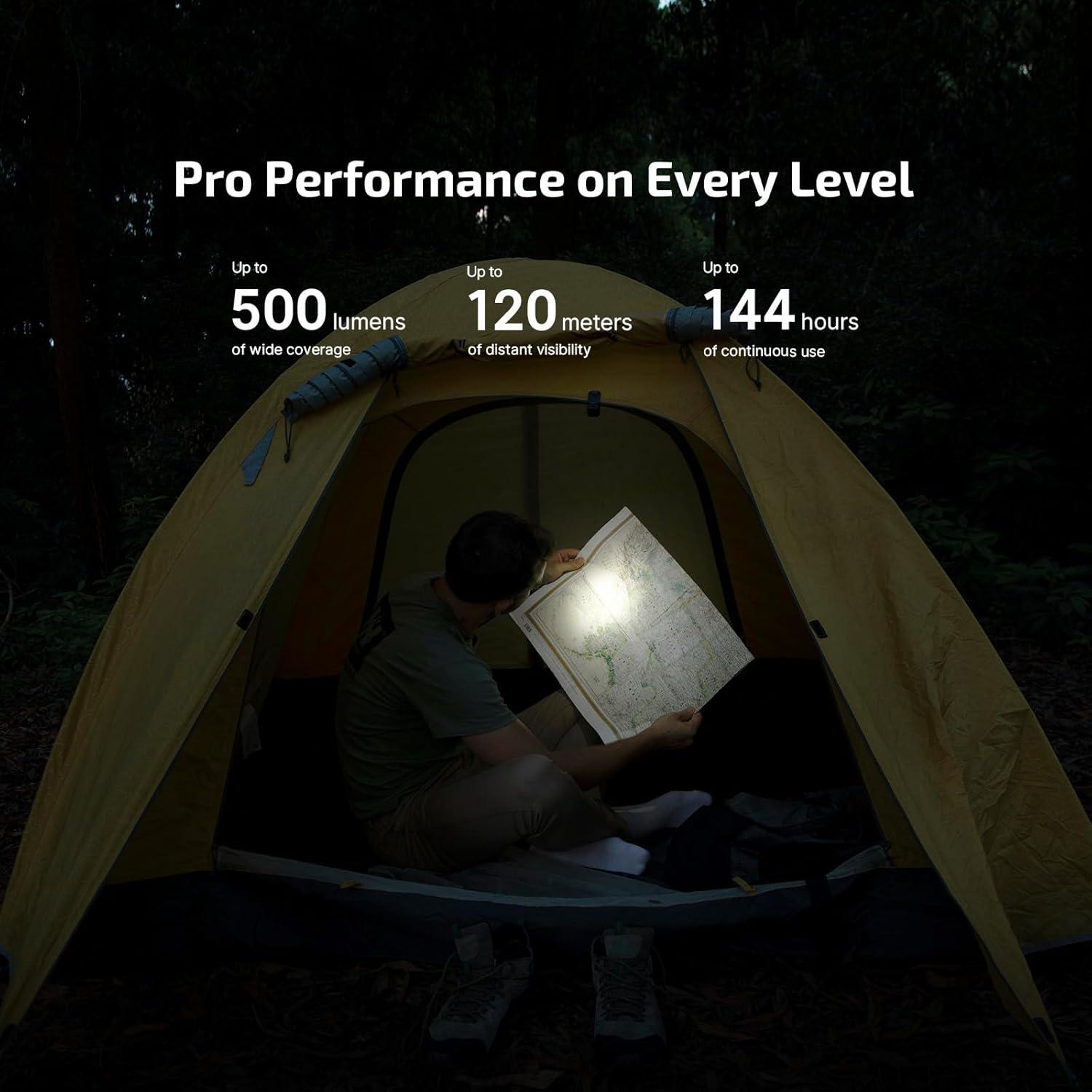 image:imageOLIGHT Oclip Pro EDC Flashlight Clipon Light Rechargeable 500 Lumens with Three Lighting Solutions TypeC Charging Magnetic Flash Lights for Outdoor or Indoor UsePatriotic Flag Engraved EditionOrange