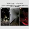 OLIGHT Oclip Pro EDC Flashlight Clip-on Light, Rechargeable 500 Lumens with Three Lighting Solutions Type-C Charging, Magnetic Flash Lights for Outdoor or Indoor Use(Patriotic Flag Engraved Edition)(Black)
