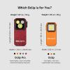 OLIGHT Oclip Pro EDC Flashlight Clip-on Light, Rechargeable 500 Lumens with Three Lighting Solutions Type-C Charging, Magnetic Flash Lights for Outdoor or Indoor Use(Patriotic Flag Engraved Edition)(Crackle Red)