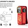 OLIGHT Oclip Pro EDC Flashlight Clip-on Light, Rechargeable 500 Lumens with Three Lighting Solutions Type-C Charging, Magnetic Flash Lights for Outdoor or Indoor Use(Patriotic Flag Engraved Edition)(Red)