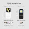 OLIGHT Oclip Pro EDC Flashlight Clip-on Light, Rechargeable 500 Lumens with Three Lighting Solutions Type-C Charging, Magnetic Flash Lights for Outdoor or Indoor Use(Patriotic Flag Engraved Edition)(White)