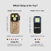 OLIGHT Oclip Pro EDC Flashlight Clip-on Light, Rechargeable 500 Lumens with Three Lighting Solutions Type-C Charging, Magnetic Flash Lights for Outdoor or Indoor Use(Patriotic Flag Engraved Edition)(Desert Tan)