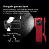 OLIGHT Oclip Pro EDC Flashlight Clip-on Light, Rechargeable 500 Lumens with Three Lighting Solutions Type-C Charging, Magnetic Flash Lights for Outdoor or Indoor Use(Patriotic Flag Engraved Edition)(Crackle Red)