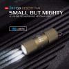 OLIGHT i1R 2 EOS 150 Lumens Tiny Rechargeable Keychain Flashlight EDC Mini LED Keyring Light with Built-in Battery for Camping Hiking Dog Walking etc (Desert Tan)(Desert Tan)