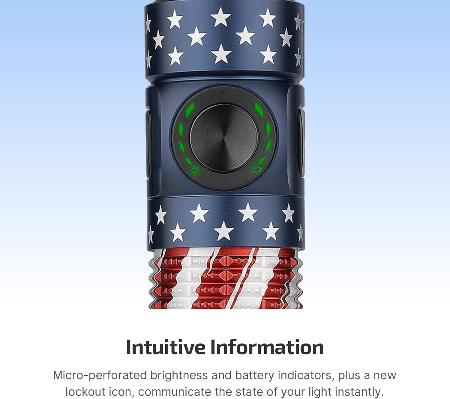 image:imageOLIGHT Baton4 Pro EDC Flashlight Rechargeable 1600 Lumens Small Pocket LED Light with Tactical Switch and Magnetic amp USB C Dual Charging for Home Use Camping and Emergency StarsampStripes EditionStars Stripes Edition